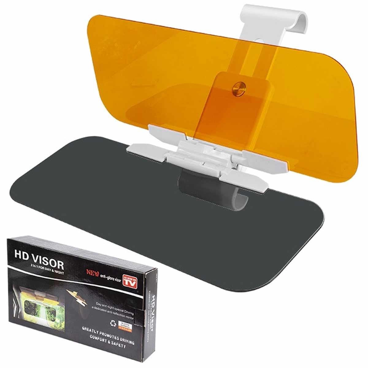 Pare-soleil de voiture HD Anti-UV, lunettes de jour et de nuit, Anti-éblouissement, bouclier de véhicule à Clip pour la vue, miroir de conduite rotatif