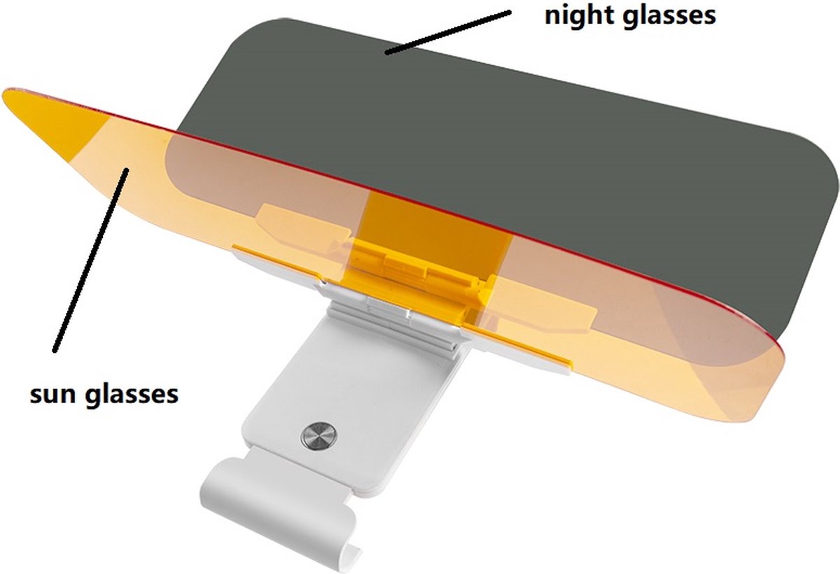 Pare-soleil de voiture HD Anti-UV, lunettes de jour et de nuit, Anti-éblouissement, bouclier de véhicule à Clip pour la vue, miroir de conduite rotatif