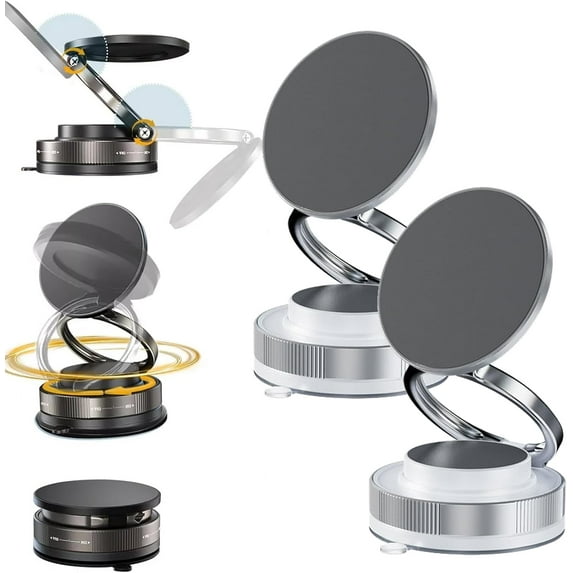 Support magnétique pour téléphone avec rotation à 360°