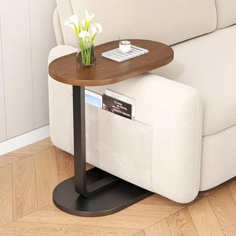 Pixa Table d&#39;Appoint Haute Salon en Forme de C