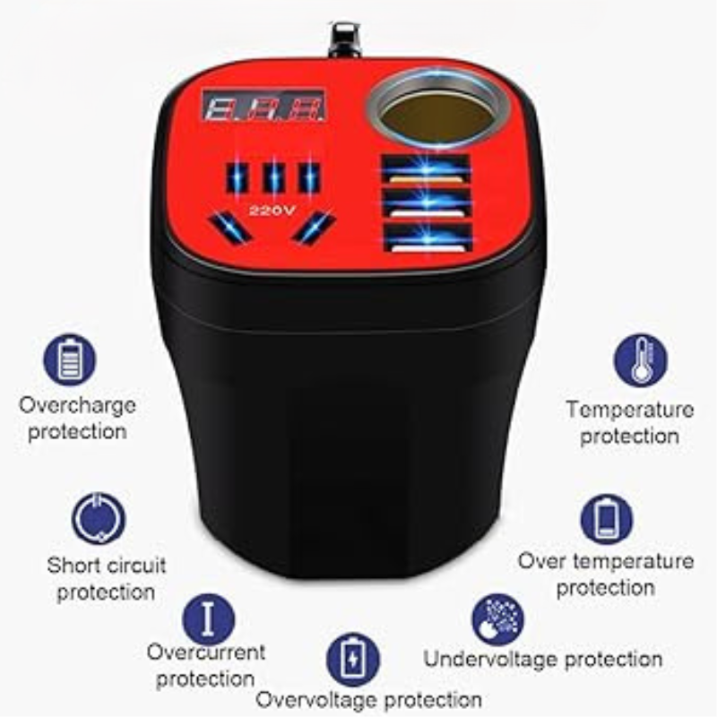 PIXA prise d&#39;alimentation multifonctionnelle pour voitures et camions