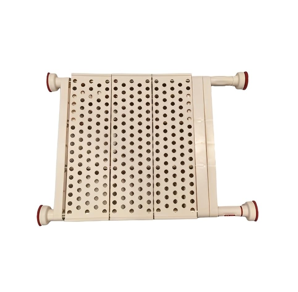 Armoire à compartiments superposés Étagère télescopique réglable pour placard Pas besoin de percer Rack de rangement pour chambre à coucher, salle de bain, cuisine