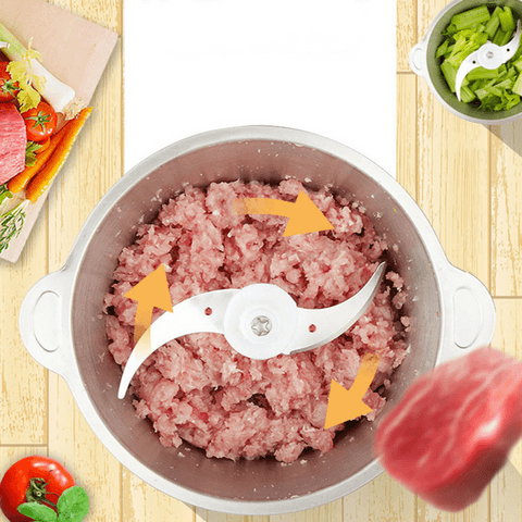 Haket Hachoir  Électrique Avec Bol Acier Inox