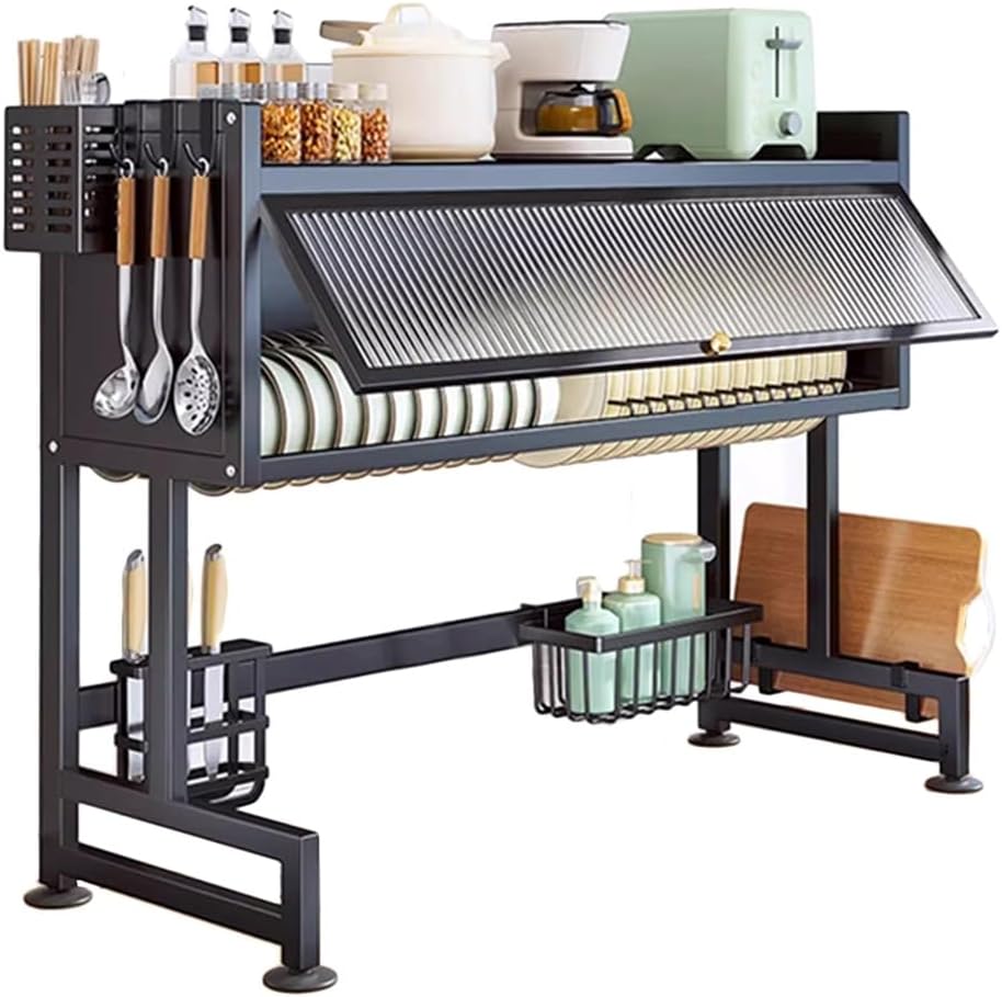 Égouttoir à vaisselle avec armoire de rangement