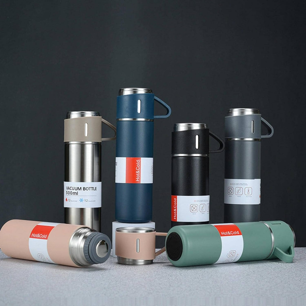 Thermos avec 3 tasses 500ml