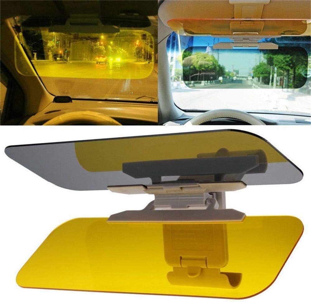 Pare-soleil de voiture HD Anti-UV, lunettes de jour et de nuit, Anti-éblouissement, bouclier de véhicule à Clip pour la vue, miroir de conduite rotatif