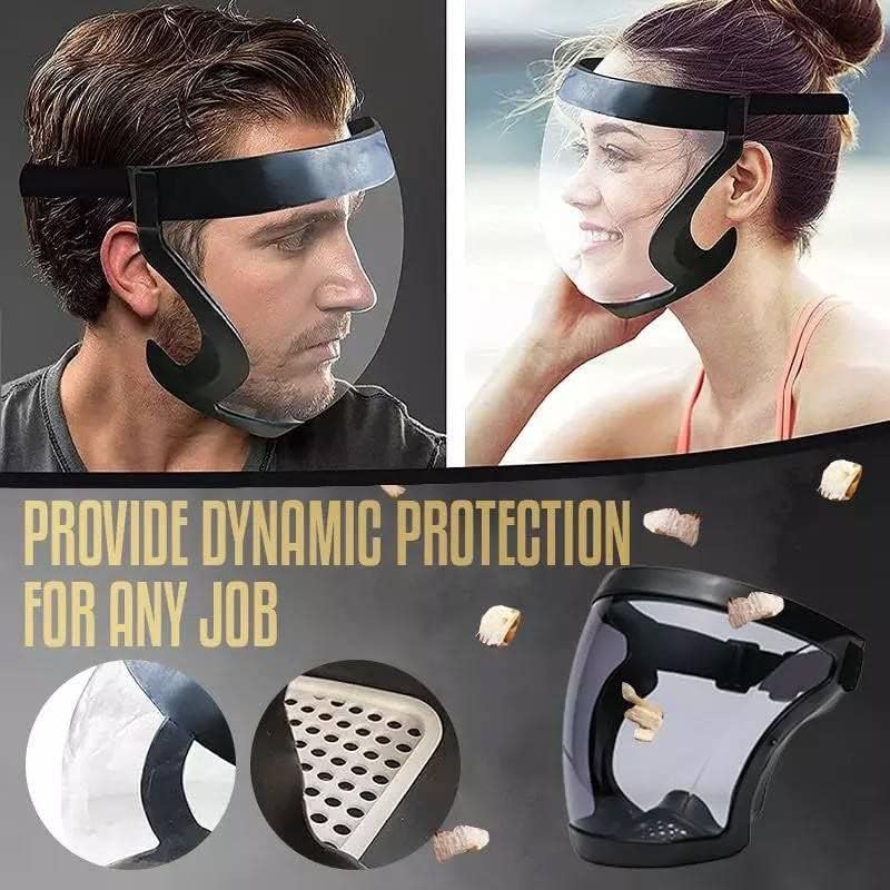 Écran facial incassable anti-buée et anti-poussière