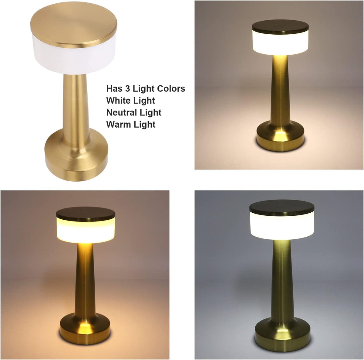Lampe de table avec capteur tactile
