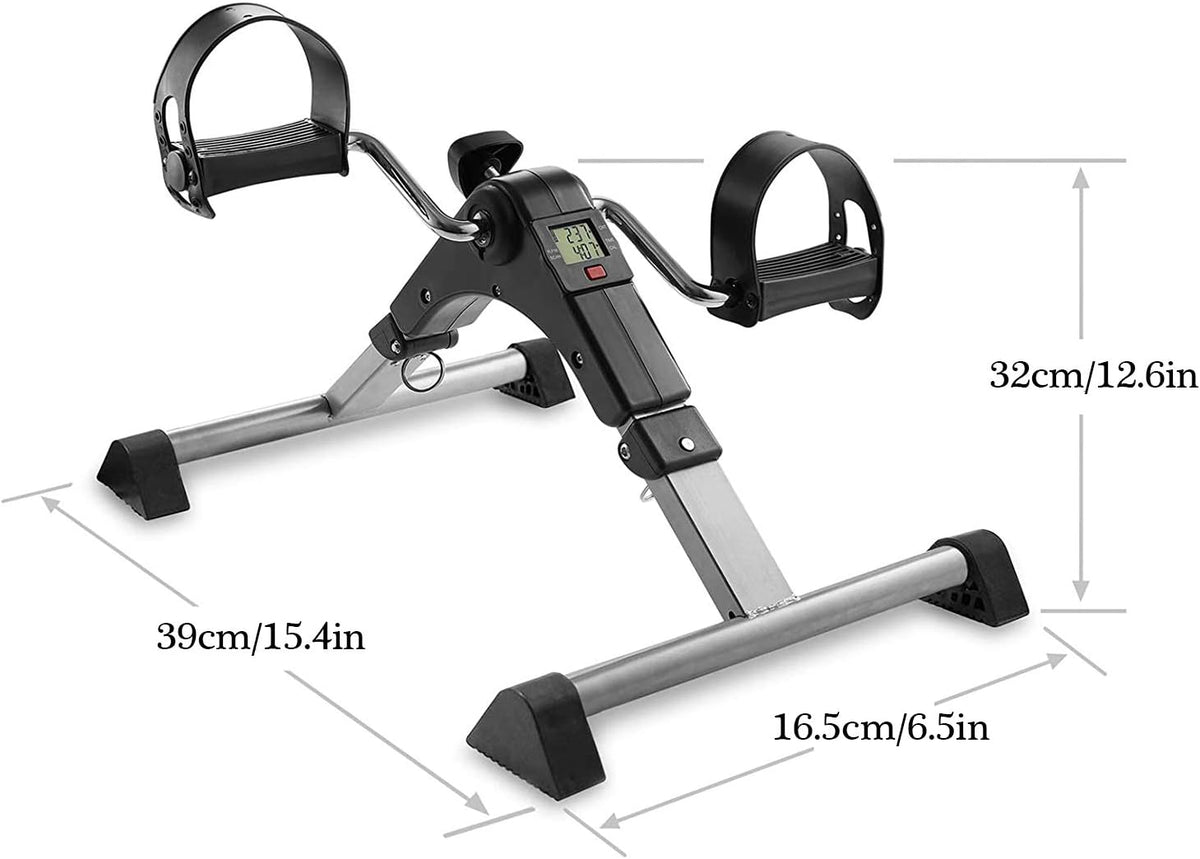 Pédale Vélo d&#39;exercice pliable pour jambes et bras, équipé d&#39;un écran