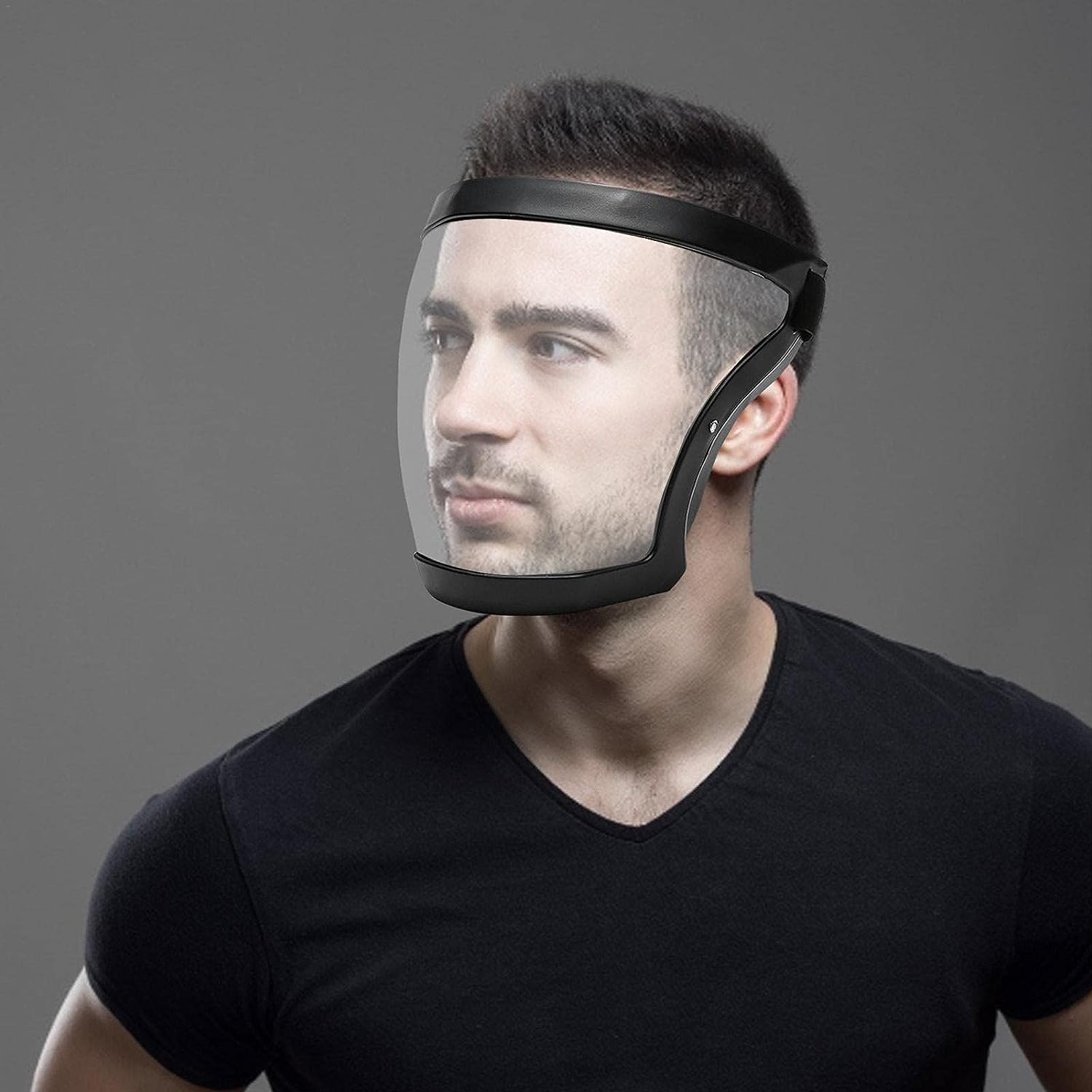 Écran facial incassable anti-buée et anti-poussière