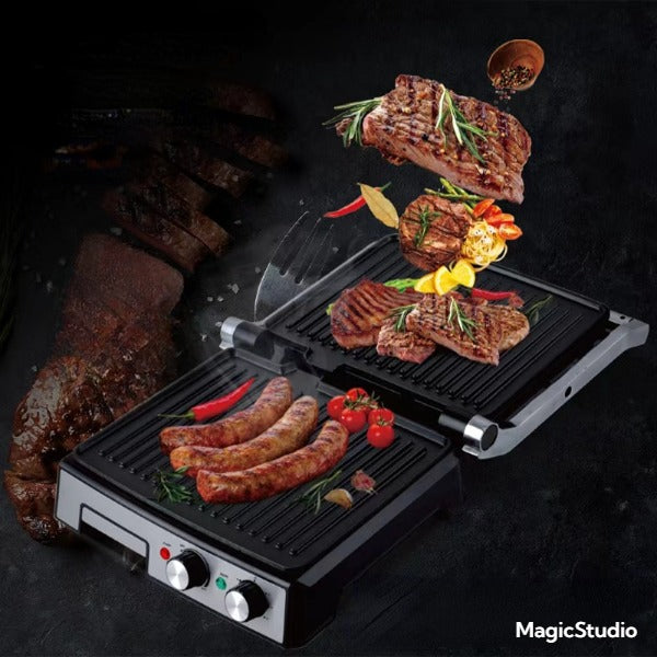 Gril Électrique Compact et Multifonction