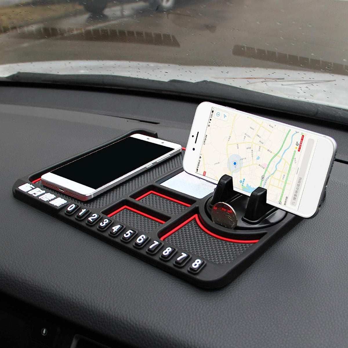 Support de téléphone Antidérapant Pour voiture