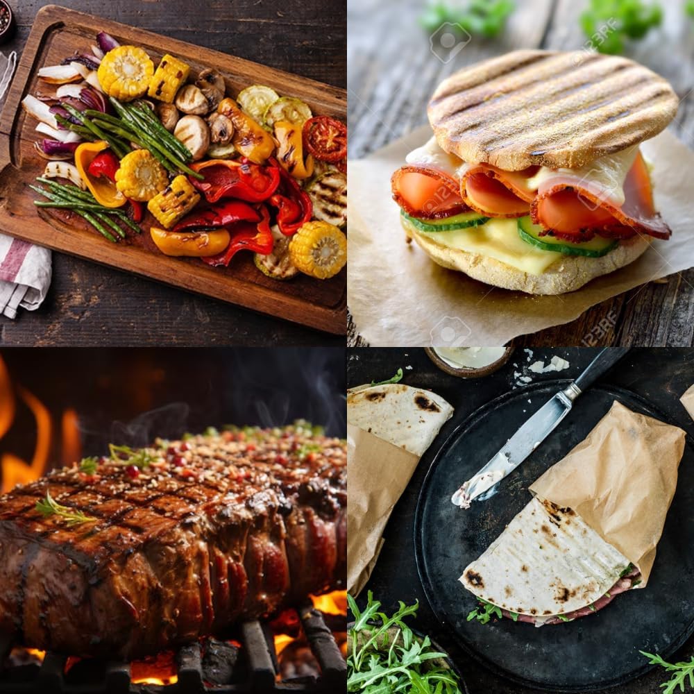 Pixa panini grille Lamacom  avec  2 plaques de grandes surfaces