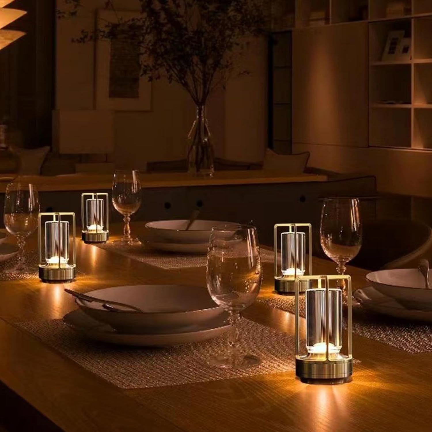 Lampe de Table de Bar et Chevet de Luxe légère Rechargeable