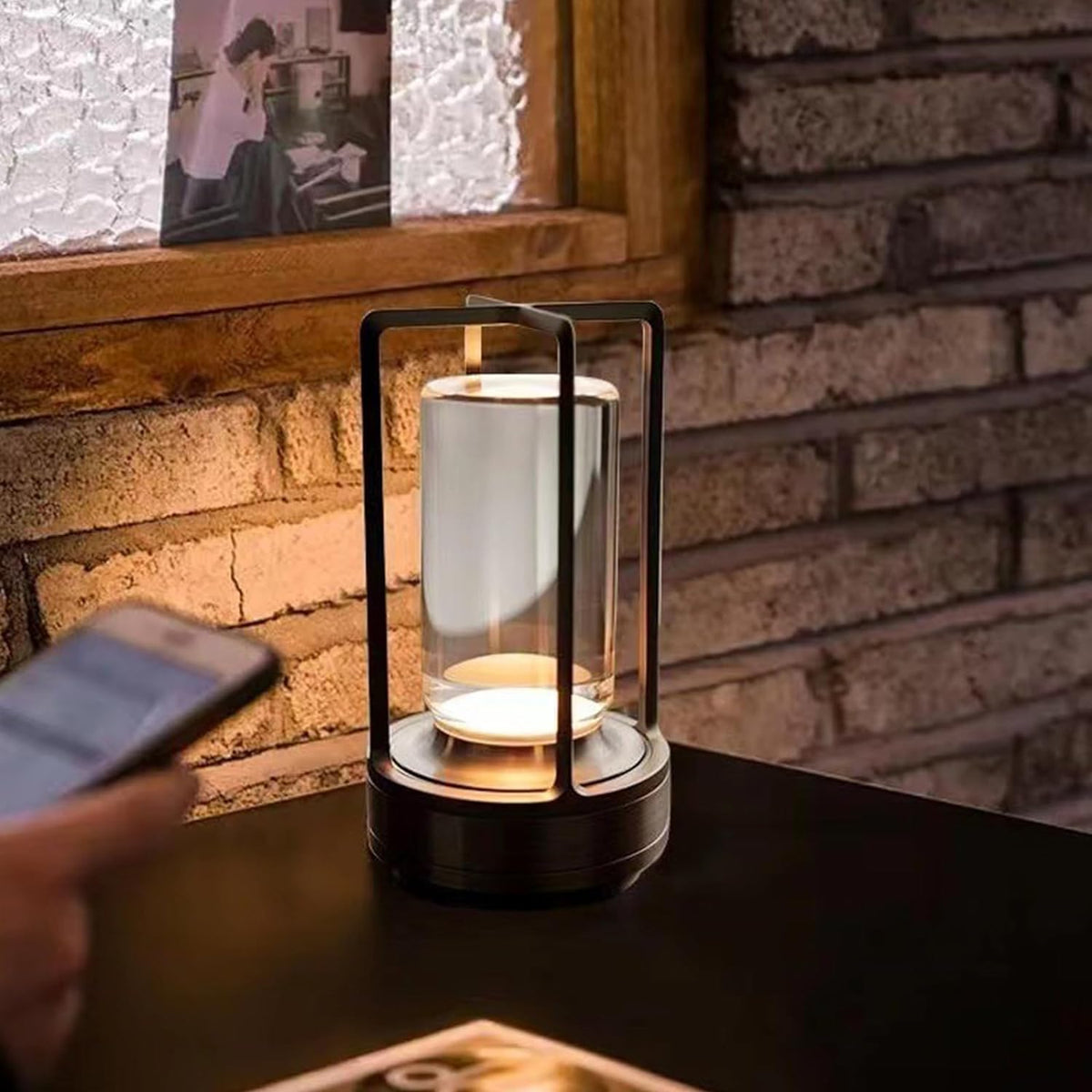 Lampe de Table de Bar et Chevet de Luxe légère Rechargeable