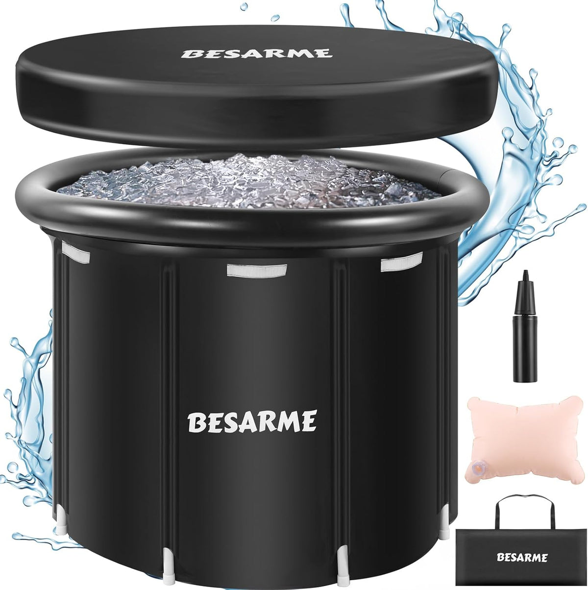 Bain de glace Besarme ❄️ gonflable pour sportifs – Récupération rapide et naturelle !❄️