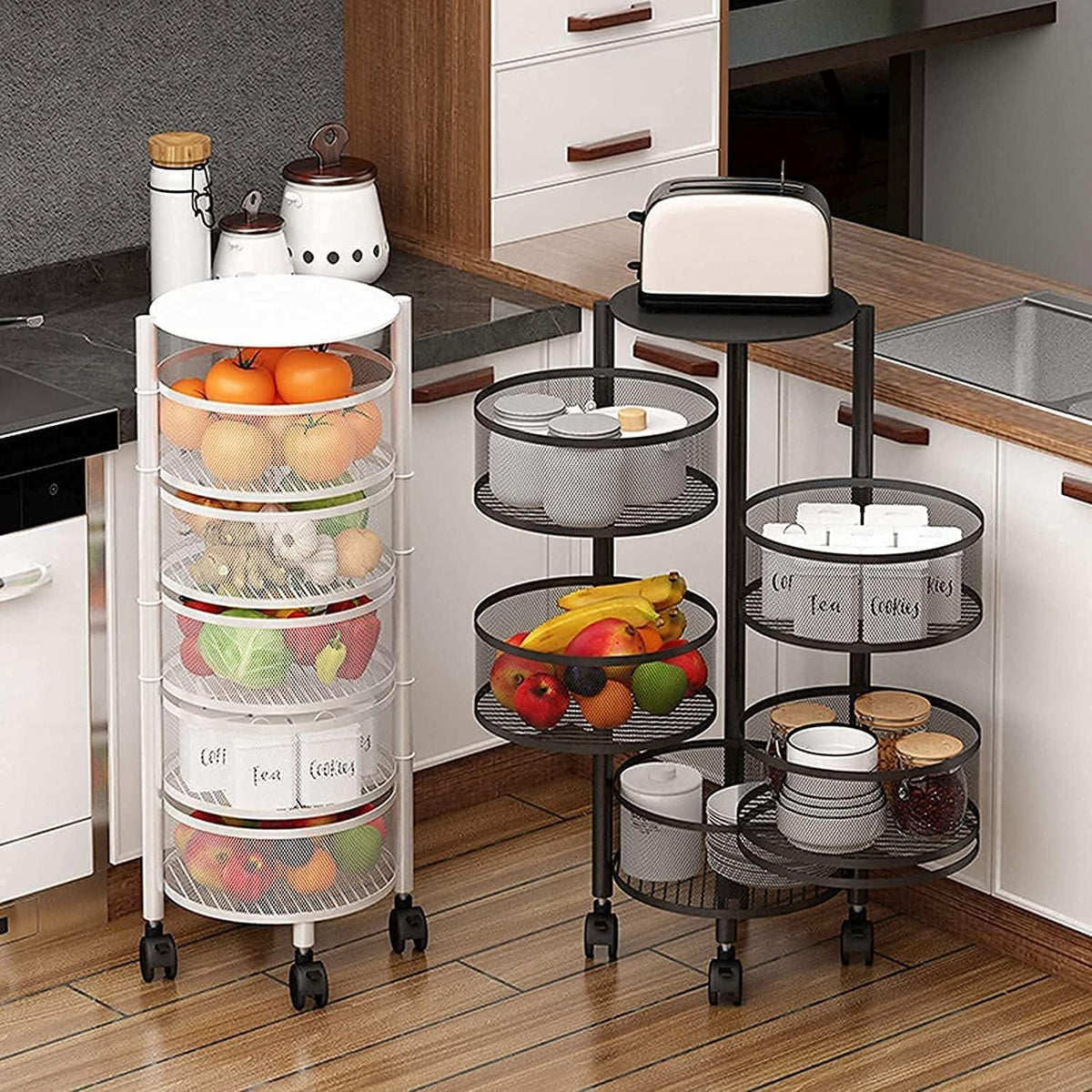 Fergal étagère de rangement rotative  pour cuisine