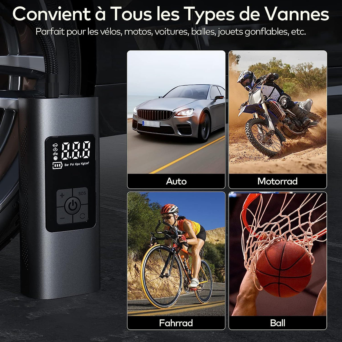 Mini Pompe à Air Électrique