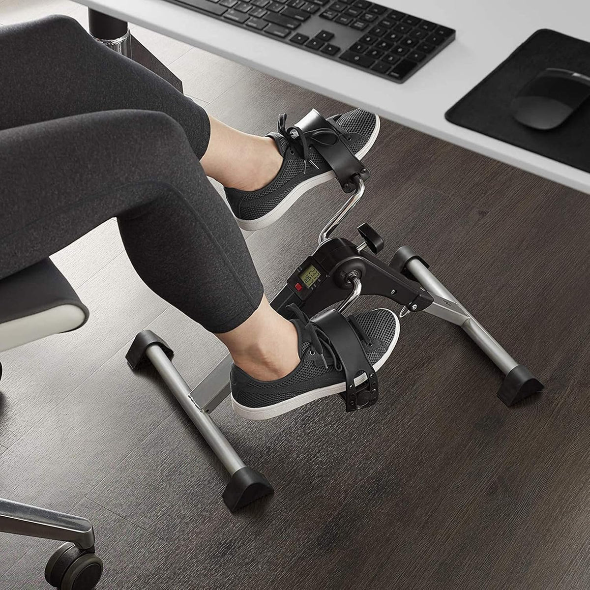 Pédale Vélo d&#39;exercice pliable pour jambes et bras, équipé d&#39;un écran