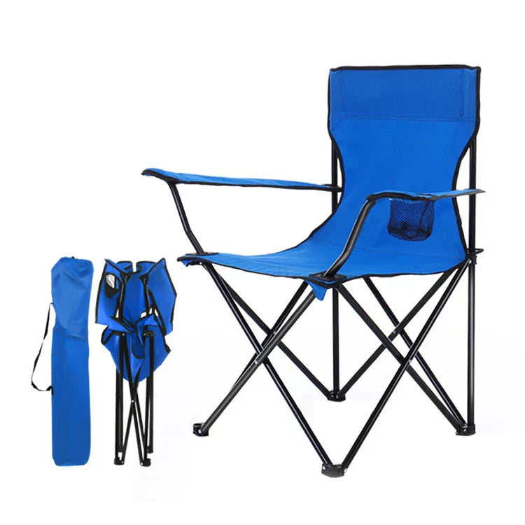 Chaise de camping Pliante avec Porte-gobelet