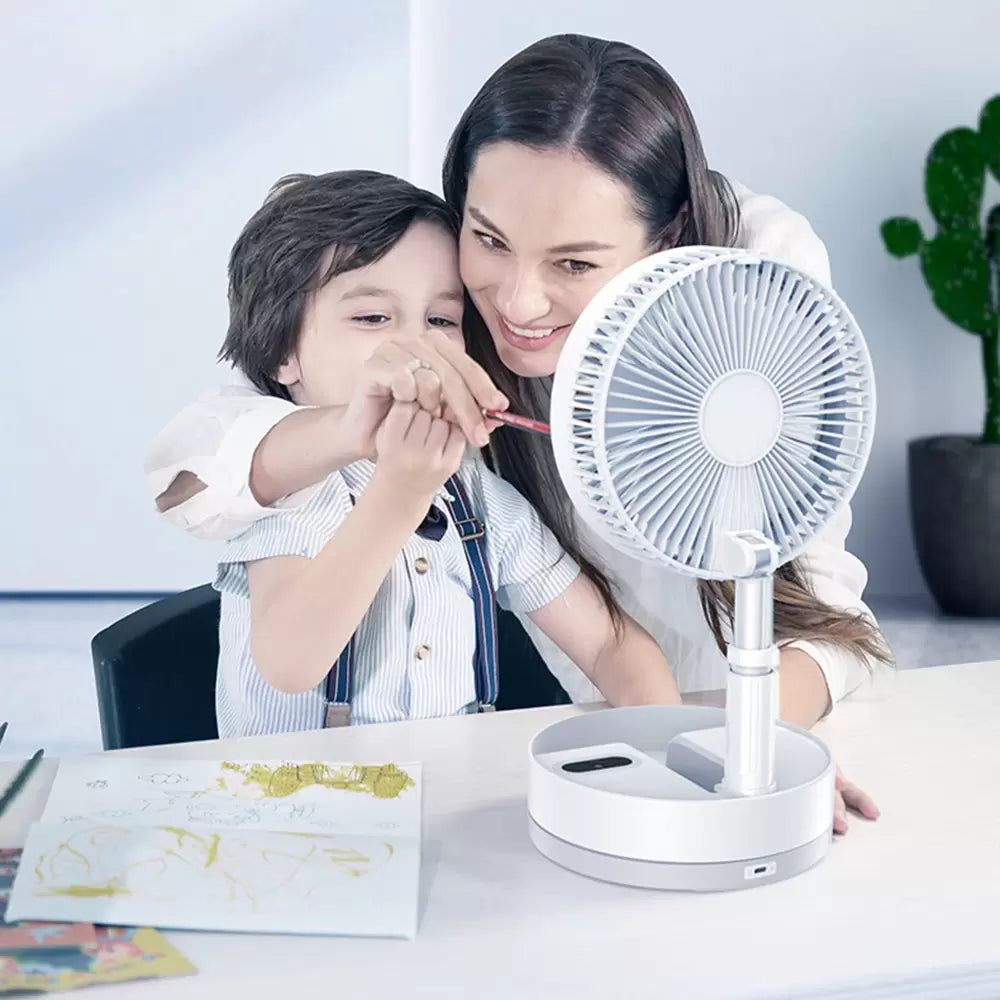 Easy Nova Mini ventilateur de bureau à batterie rechargeable