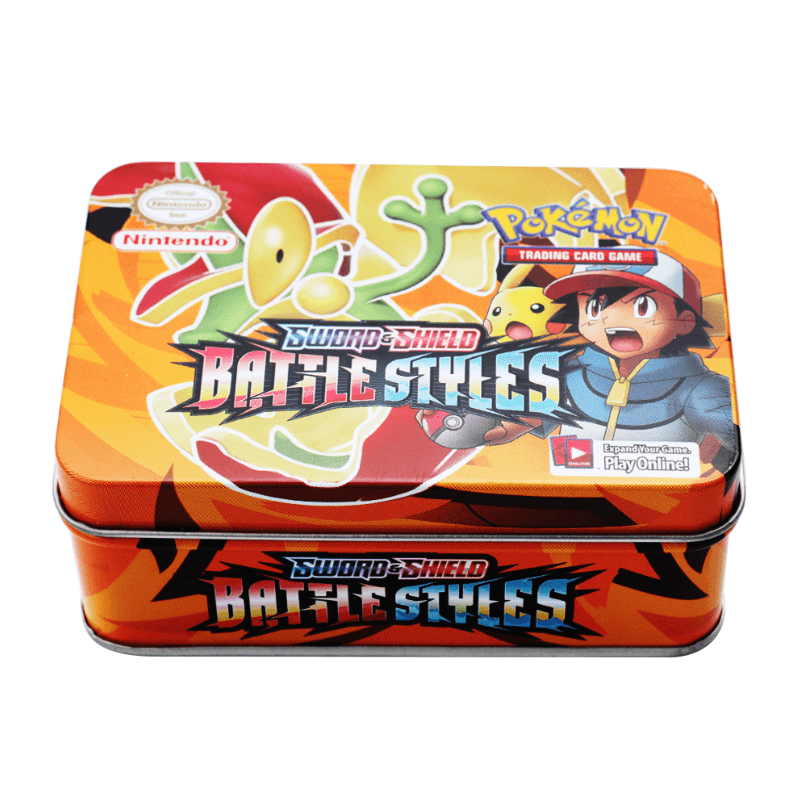 Jeu de cartes Pokemon, boîte en fer métallique, 40 pièces