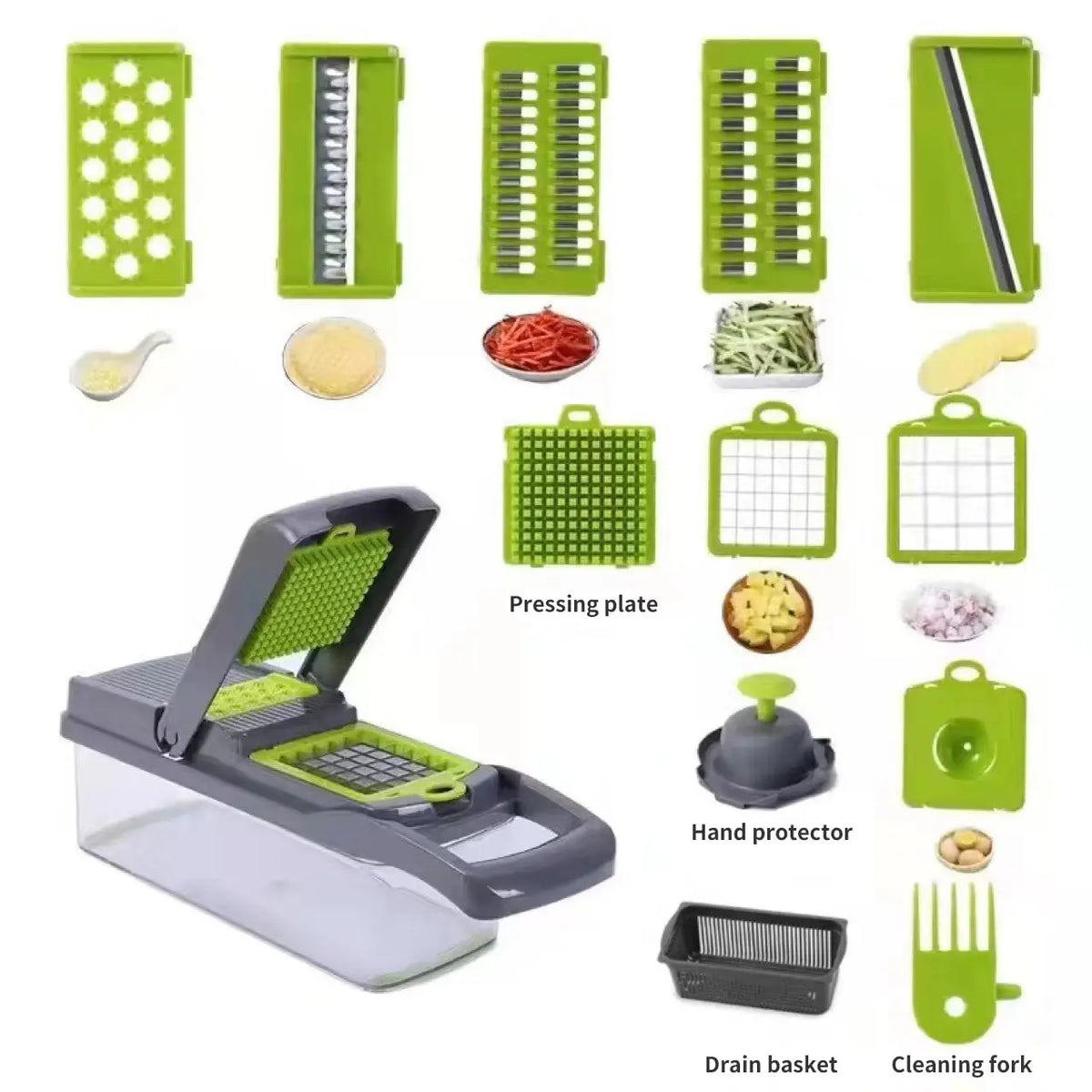AERIAE™ - Coupe-Légumes 16 en 1 Original pour des Recettes Rapides