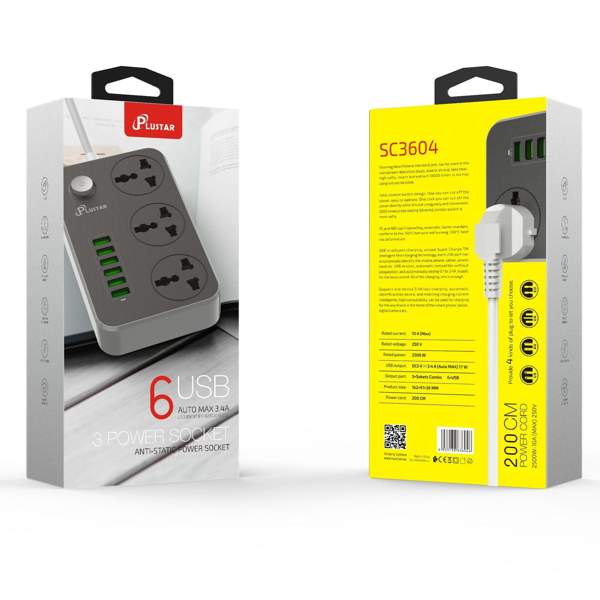 Plustar Multiprise SC3604 USB