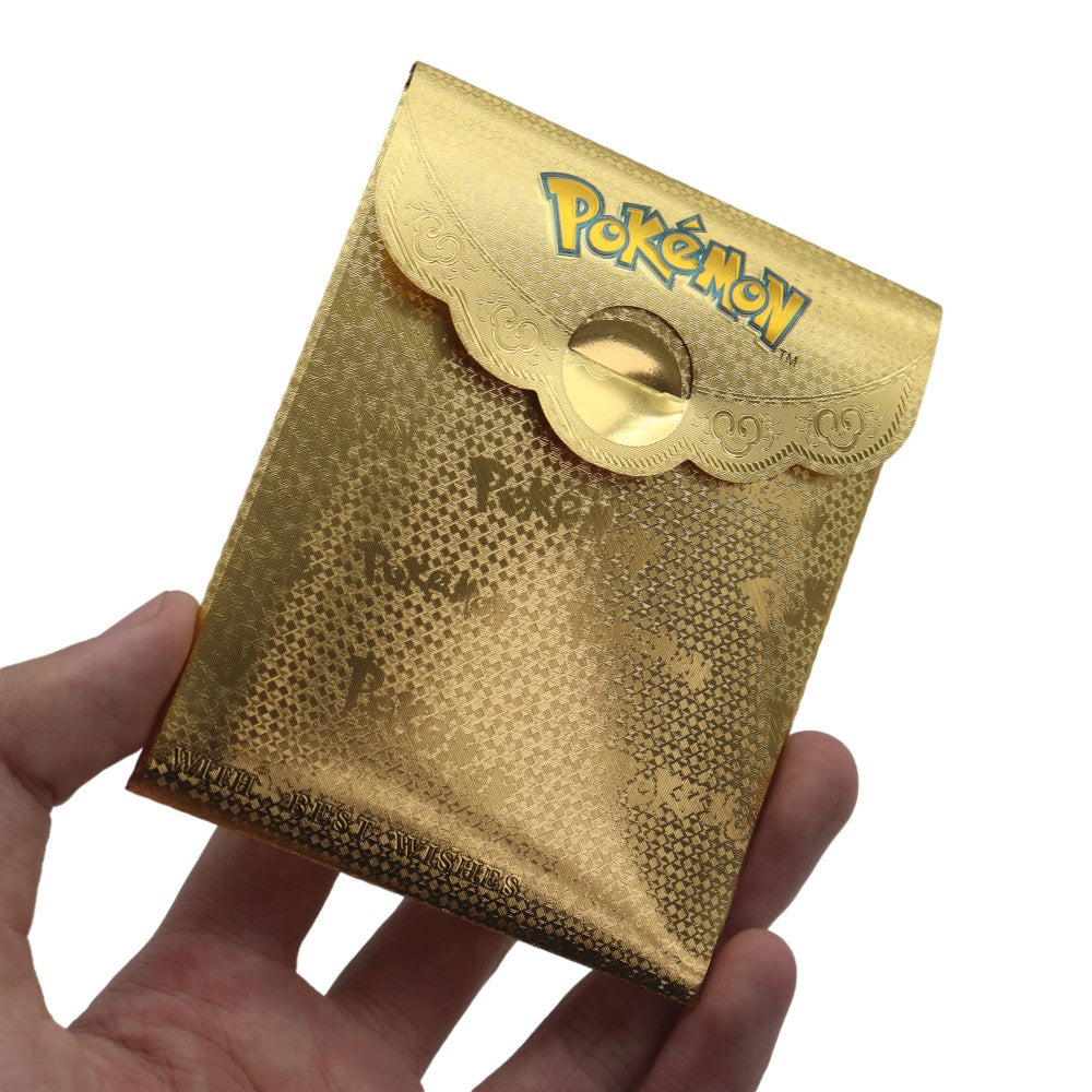 Cartes Pokémon collection rare gold boîte 10 cartes 