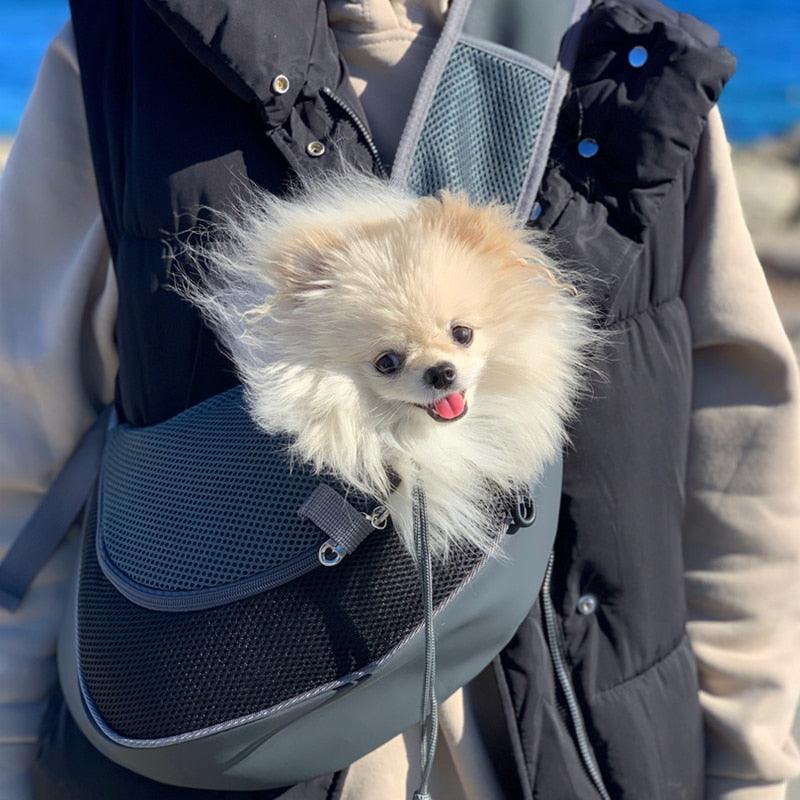 Sac à bandoulière maille confort Pour chien