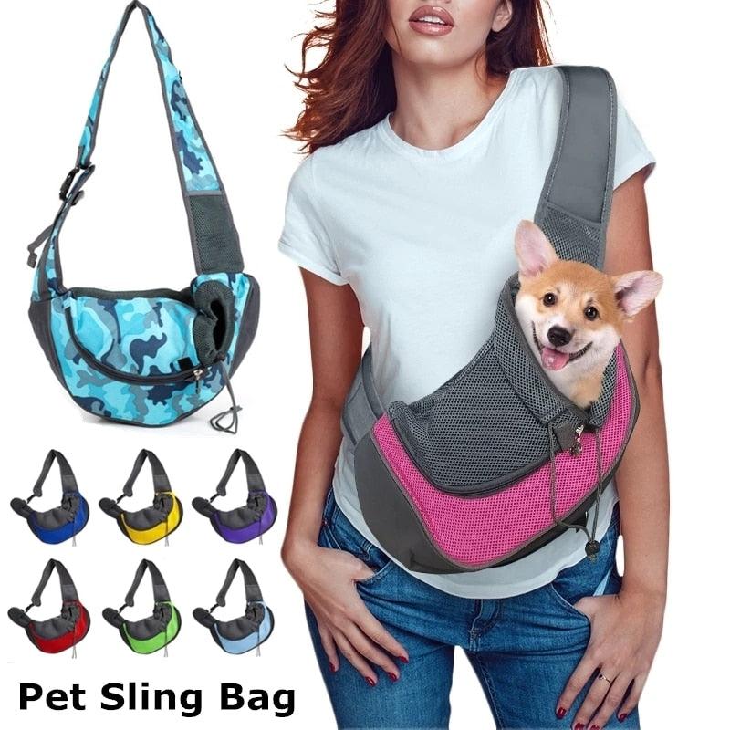 Sac à bandoulière maille confort Pour chien