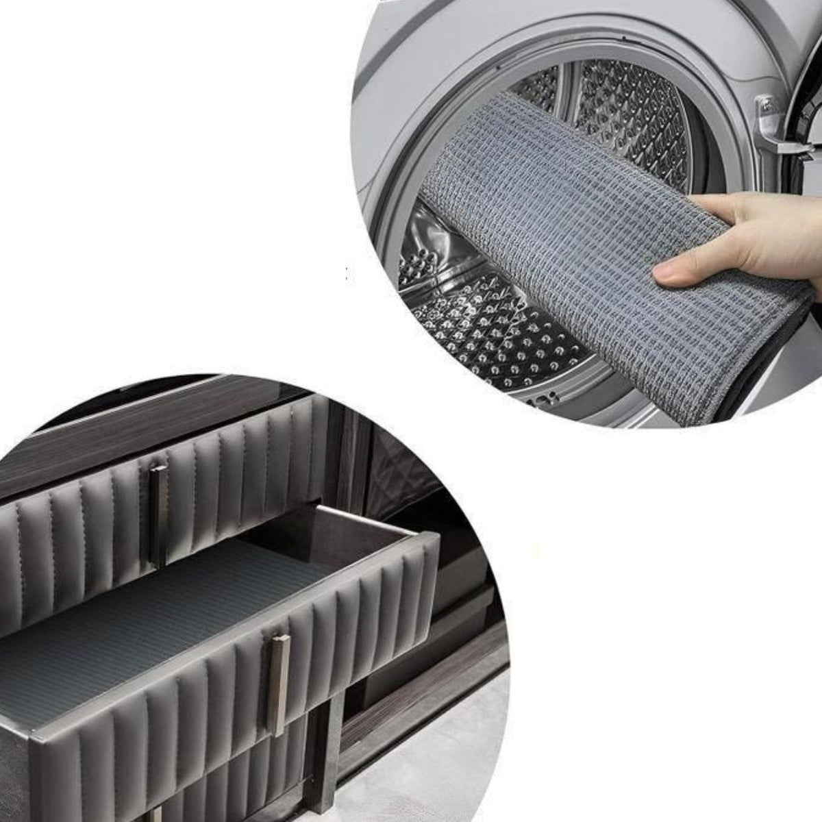 Tapis de séchage à vaisselle avec support pour assiette