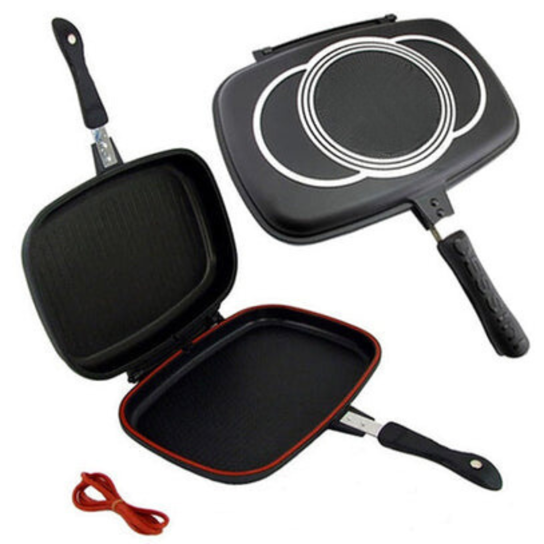 Poêle Double Grill Antiadhésif 