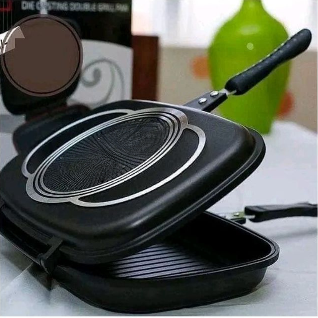 Poêle Double Grill Antiadhésif 
