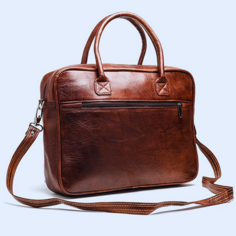 Sac en cuir véritable Business man