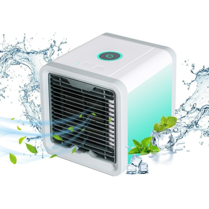 Mini climatiseur portable USB 7 couleurs LED