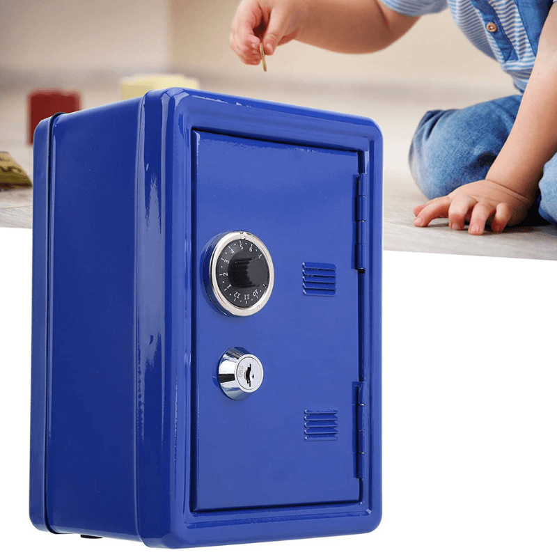 Tirelire Coffre-fort en Métal pour Enfants
