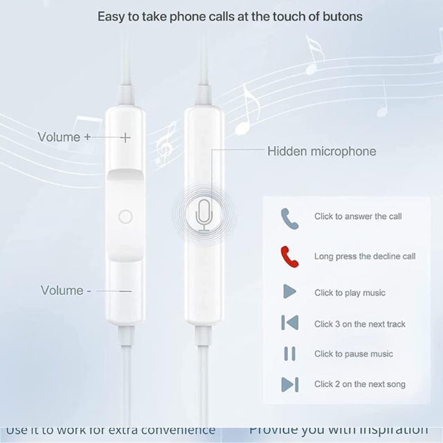 Écouteurs à isolation antibruit pour iPhone