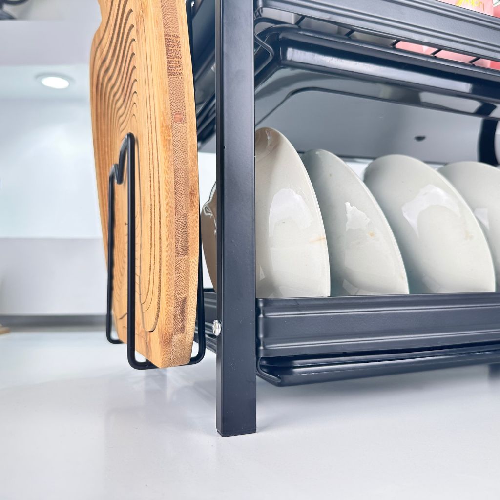 Égouttoir de vaisselle 3 étages en métal