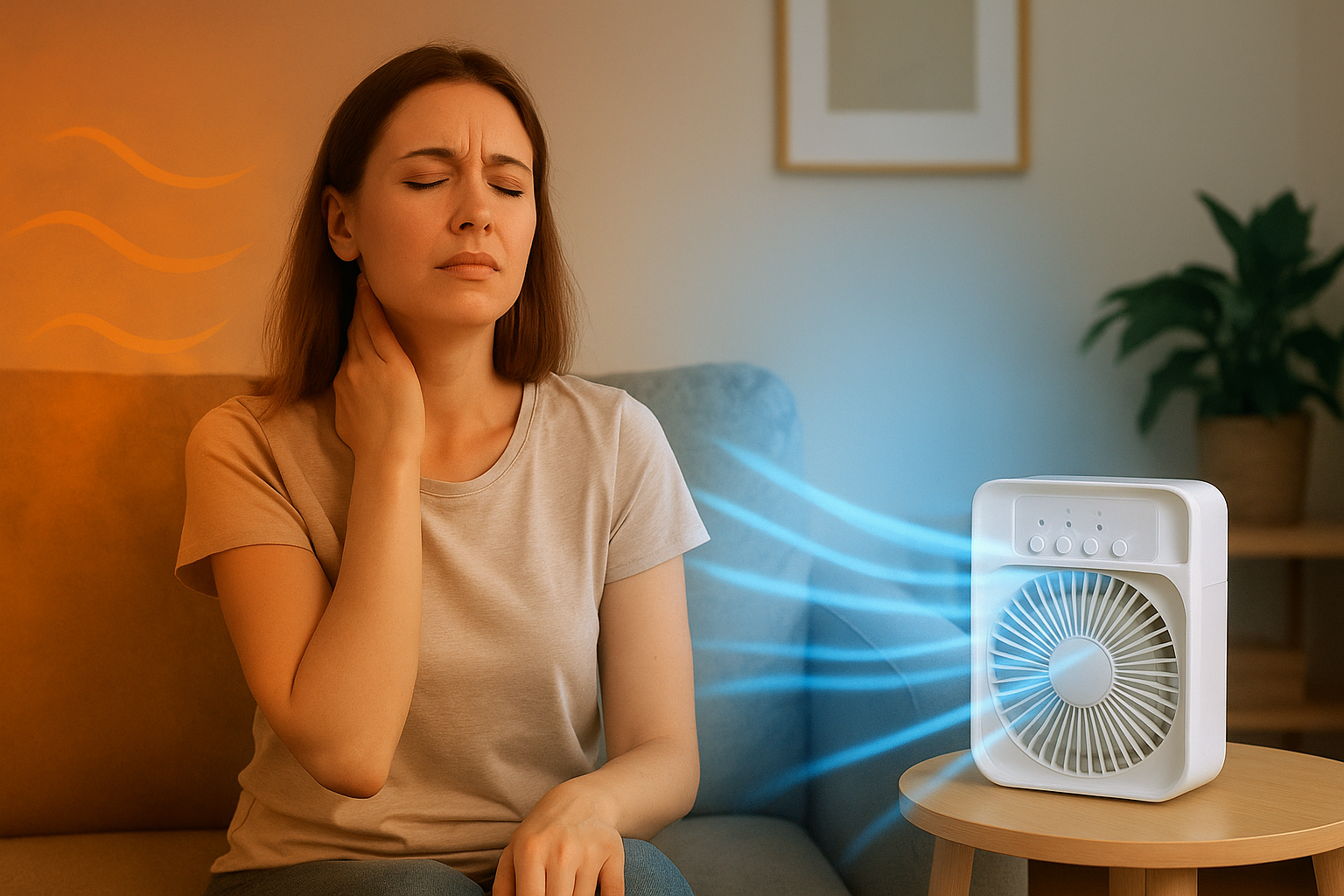 Mini Climatiseur Portable – Rafraîchissement Instantané | جهاز التبريد المحمول للانتعاش