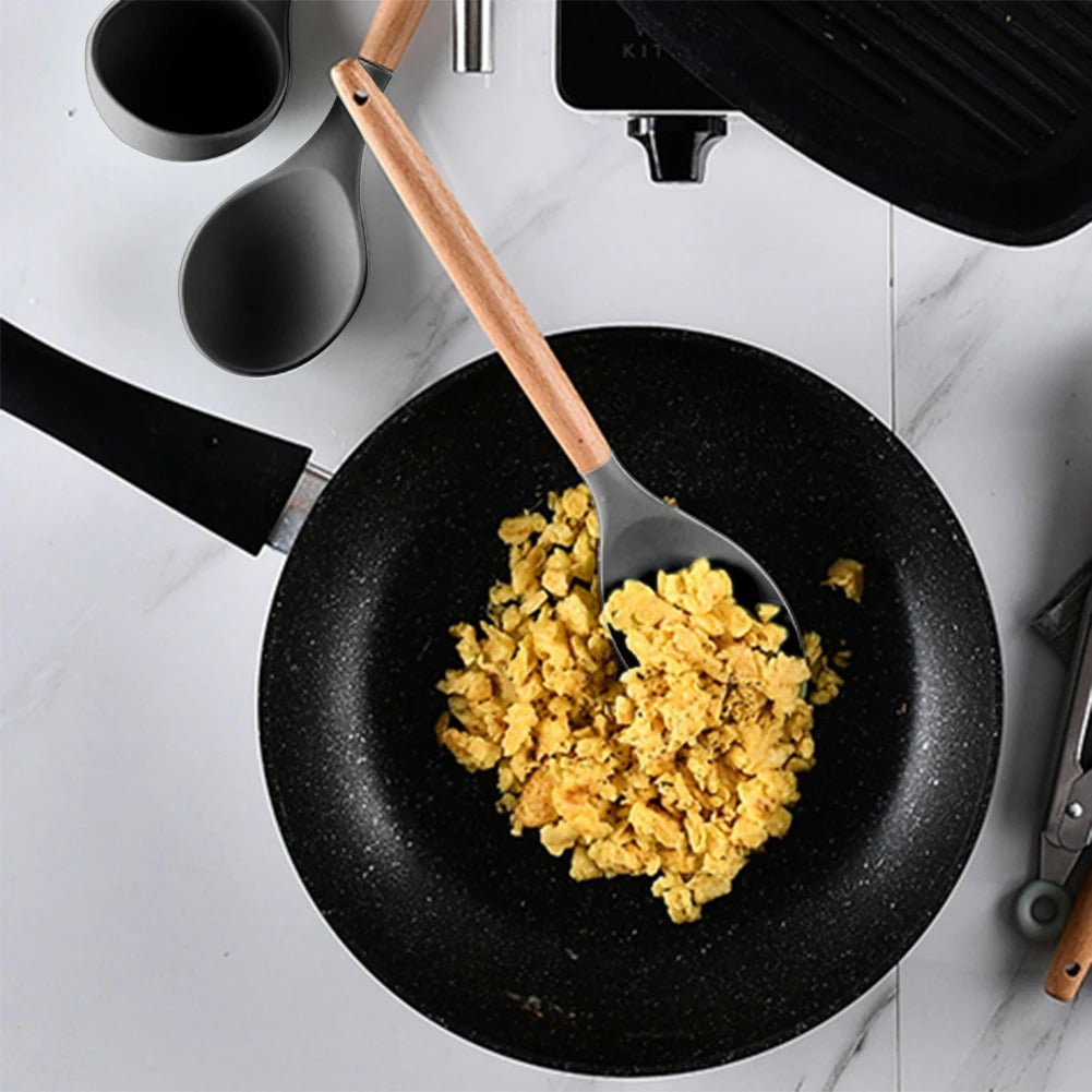 Ensemble d&#39;Ustensiles de Cuisine en Silicone Organique
