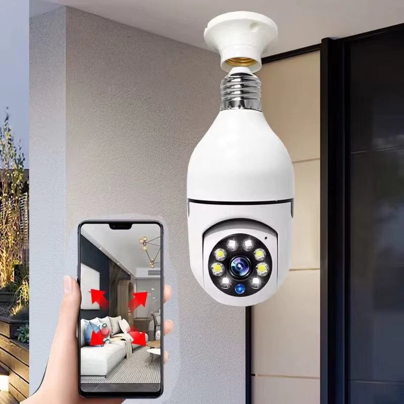 Caméra de Surveillance WiFi E27 (Ampoule) | كاميرا مراقبة ذكية واي فاي