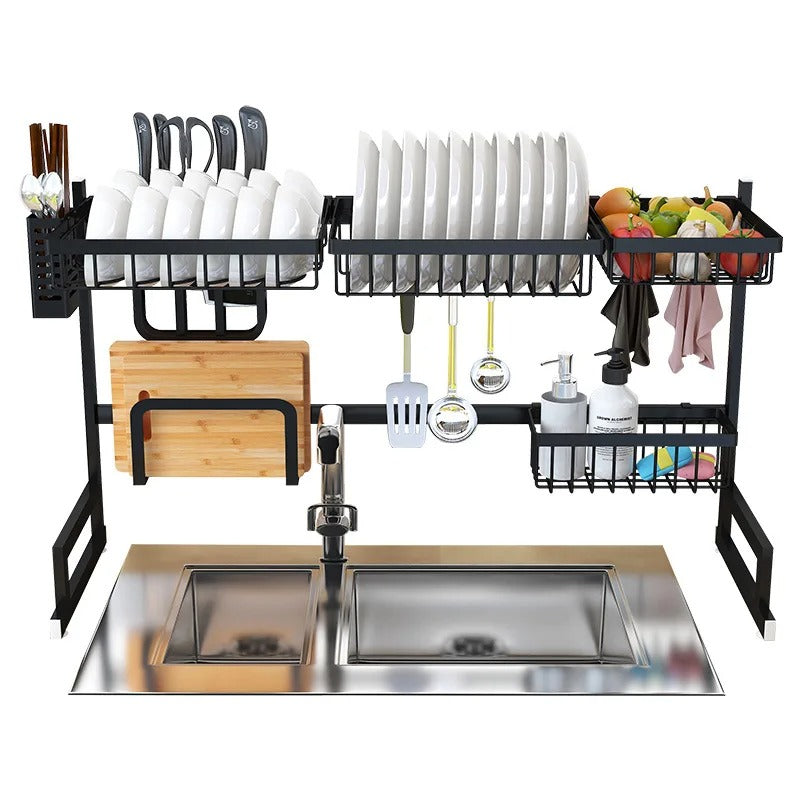 Organisation Élégante pour la Cuisine Porte Ustensiles au Dessus de l&#39;Évier