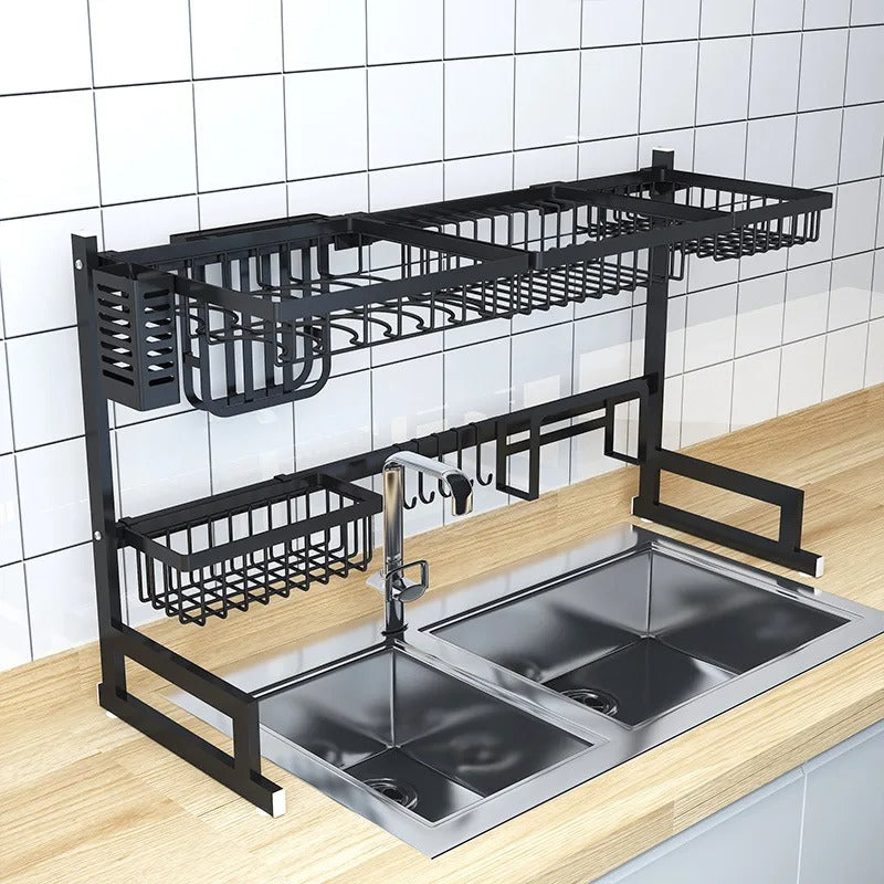 Organisation Élégante pour la Cuisine Porte Ustensiles au Dessus de l&#39;Évier