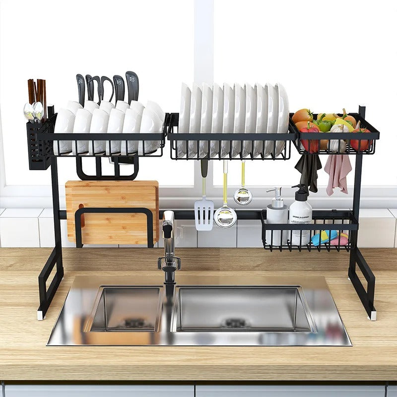 Organisation Élégante pour la Cuisine Porte Ustensiles au Dessus de l&#39;Évier