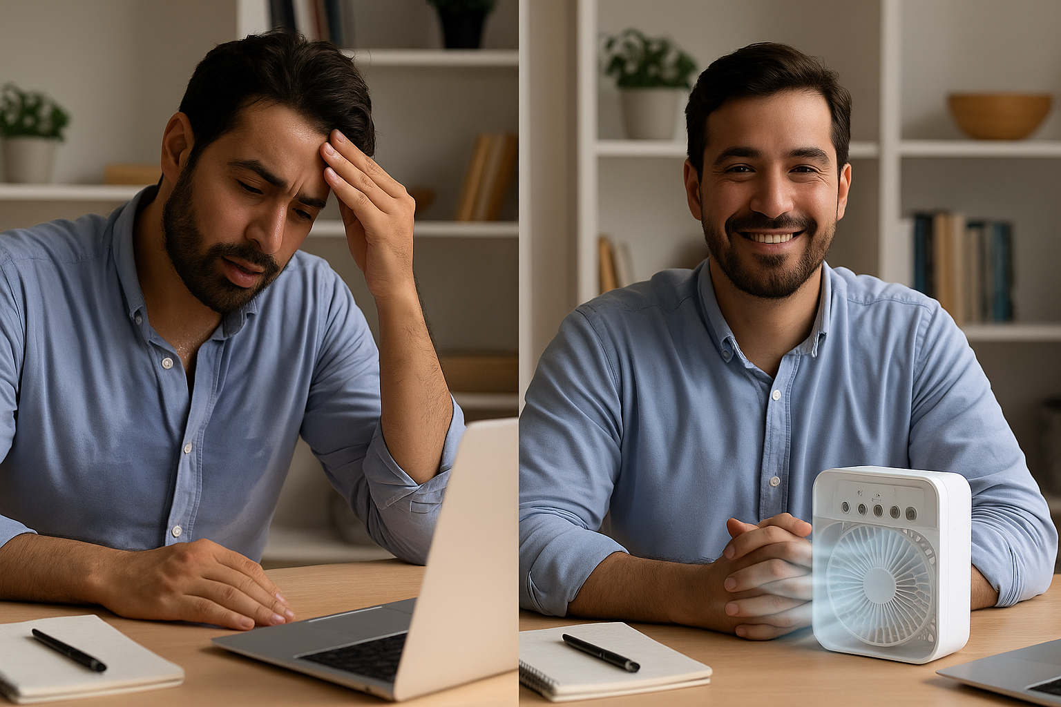 Mini Climatiseur Portable – Rafraîchissement Instantané | جهاز التبريد المحمول للانتعاش