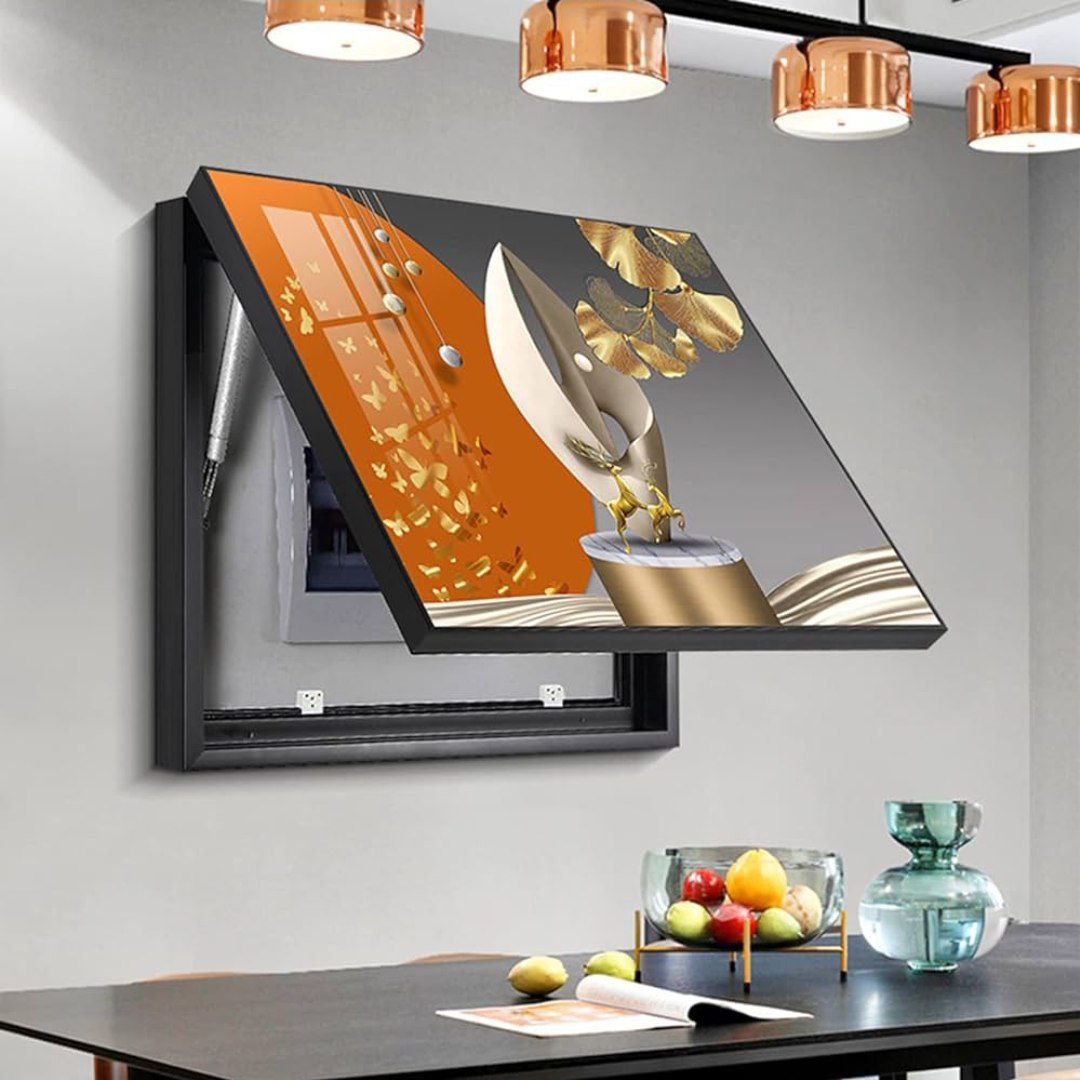 Couvercle décoratif  de boîte de compteur électrique